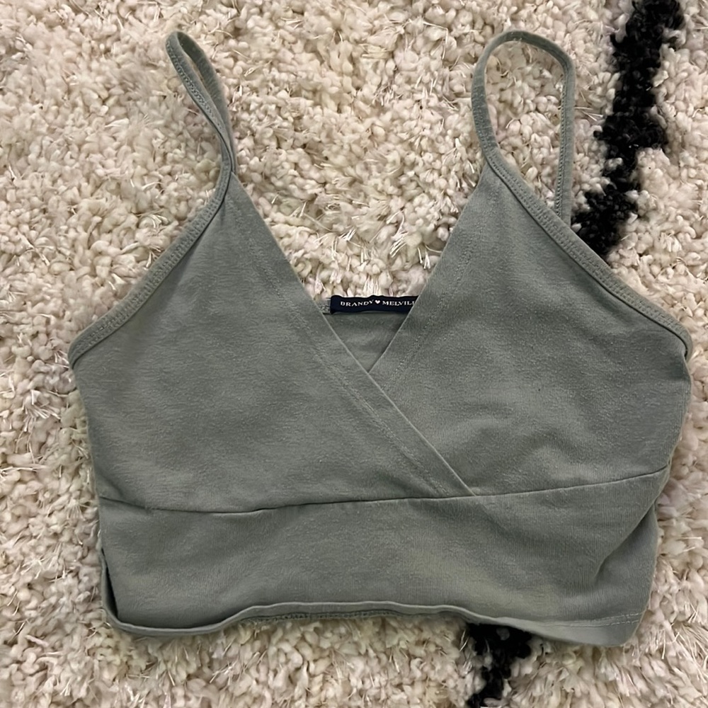 Green Brandy Melville Tank top!